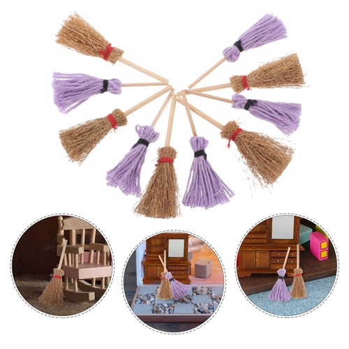 Pcs dollhouse straw mop - pcs,