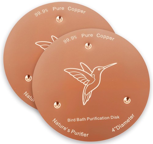 Pack bird bath copper - 2,