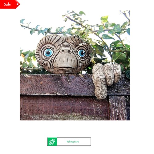 Alien tree face garden - tree,
