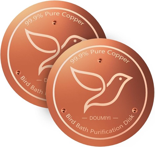 Pack bird bath copper - bird,