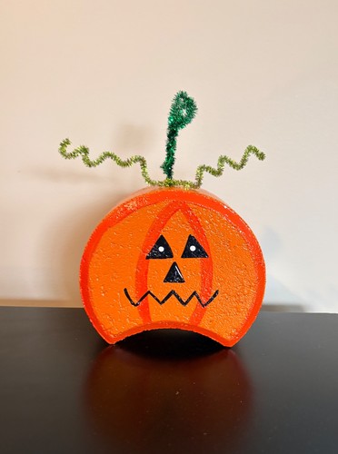 Halloween pumpkin painted - halloween,