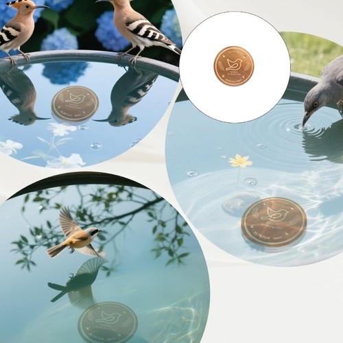 Bird bath purification disc - purification,