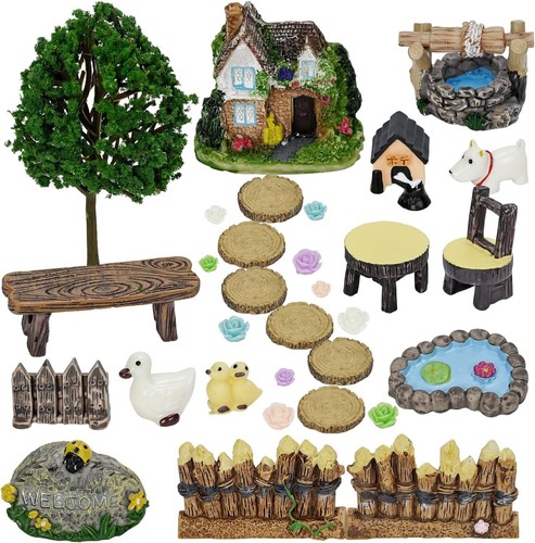 Charming piece fairy garden - charming, 32-piece
