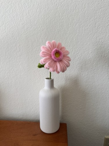 Handmade pipe cleaner flowers